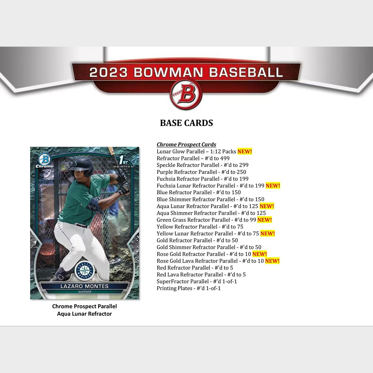 Break Random - 2023 Bowman Baseball Hobby Jumbo Box