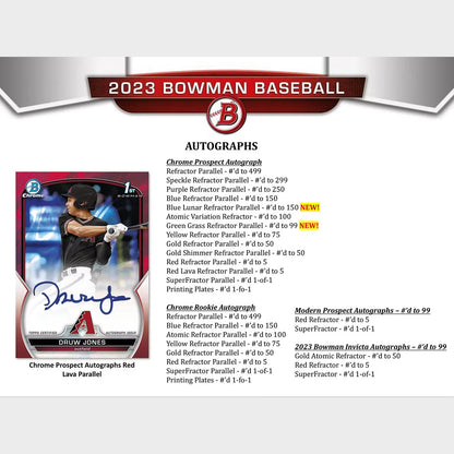 Break Random - 2023 Bowman Baseball Hobby Jumbo Box