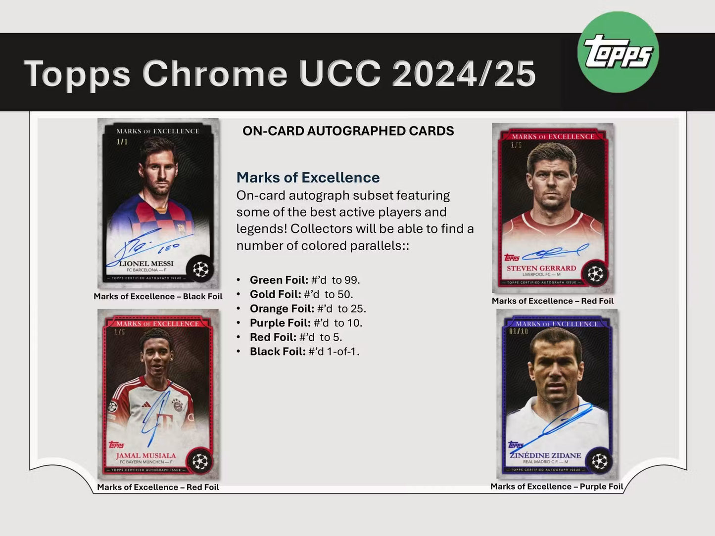 2024/25 Topps Chrome UCL Soccer Blaster Box