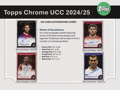 2024/25 Topps Chrome UCL Soccer Blaster Box