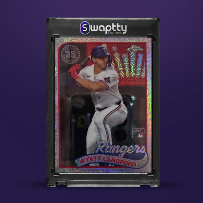 2024 Topps Chrome Baseball Wyatt langford RC Mojo — frente