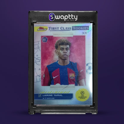 2024 Topps Finest First Class Rookies Lamine Yamal — frente