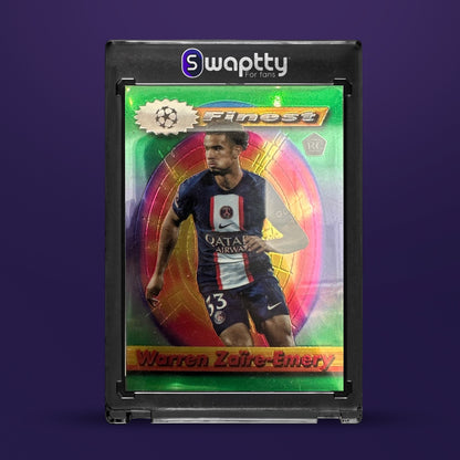 2022 Topps Finest Zaïre-Emery RC — frente