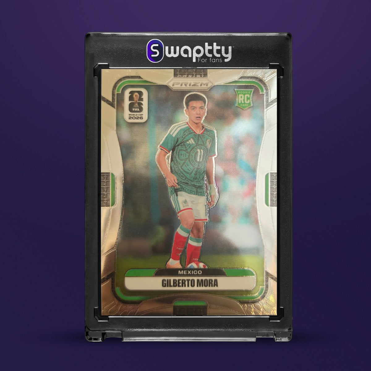 2026 PANINI PRIZM WC GILBERTO MORA RC BASE — frente