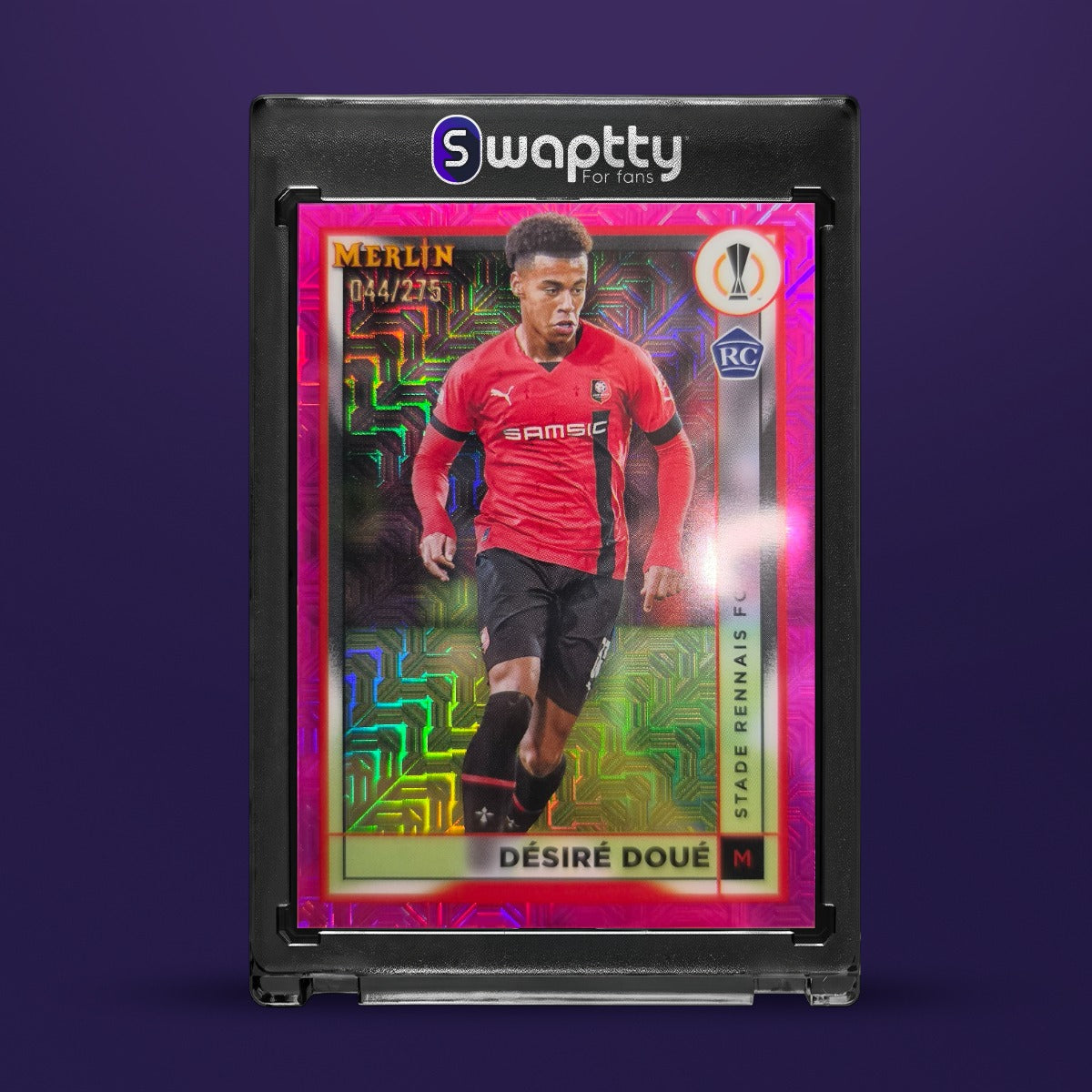 2023Topps MERLIN EUROPA LEAGUE DESIRE DOUE RC /275 — frente