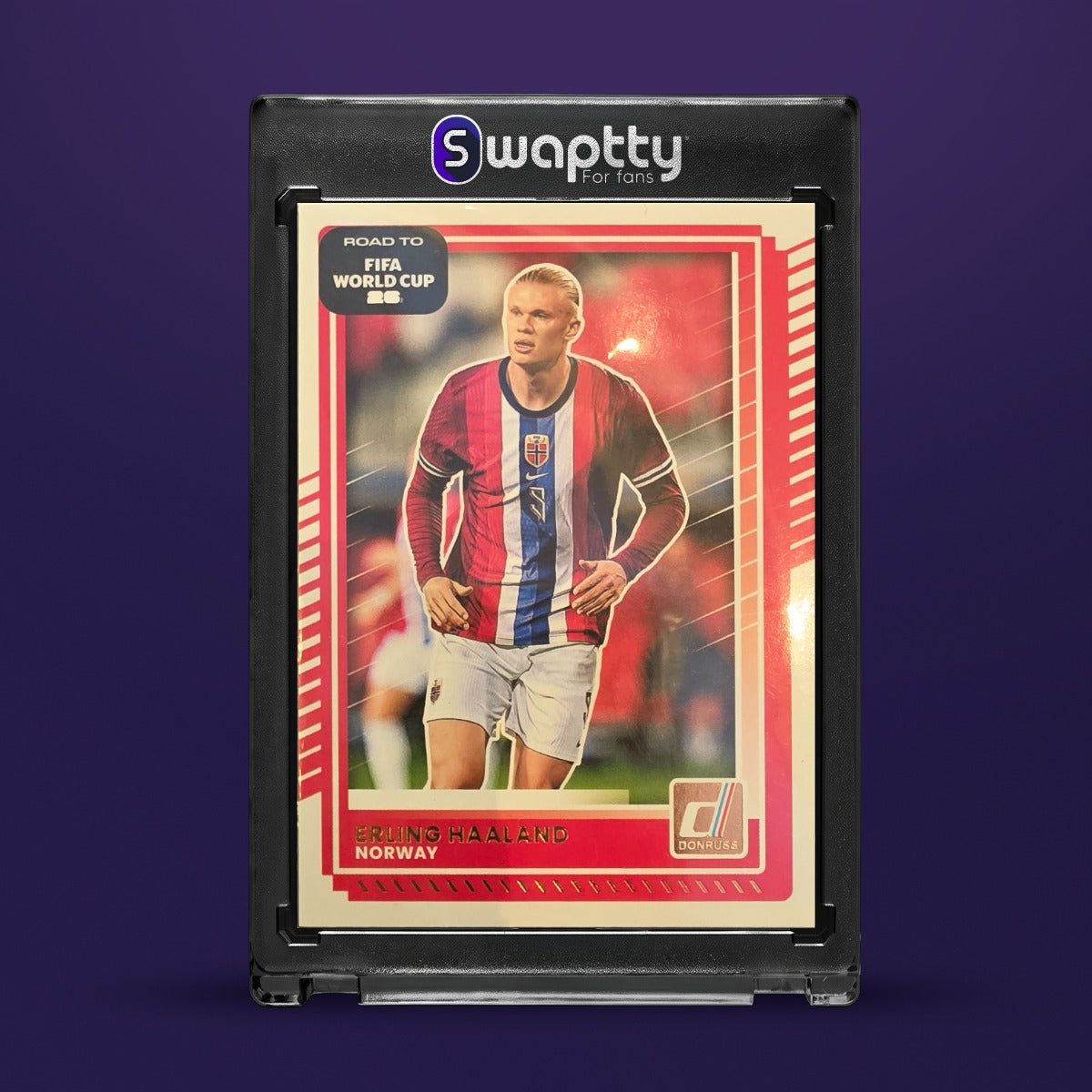 24-25 PANINI DONRUSS ROAD WC ERLING HAALAND — frente