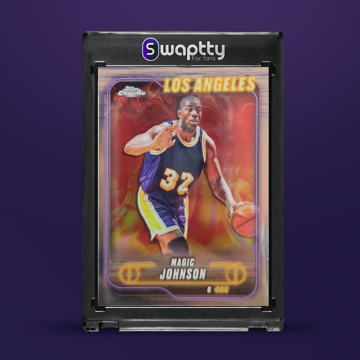 2025 Topps Chrome NBA MAGIC JOHNSON Base — frente