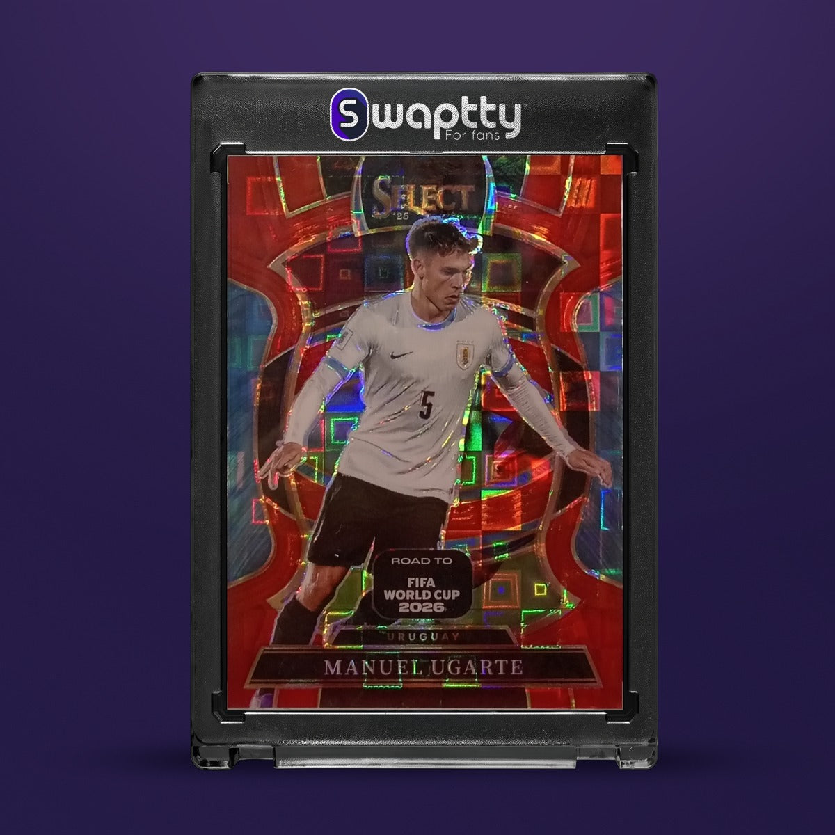 25/26 Panini Select Manuel Ugarte Red Pandora — frente