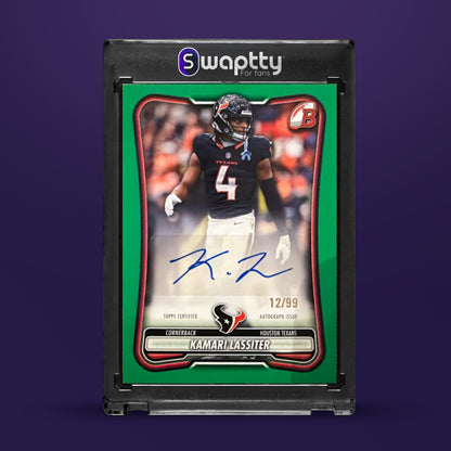2026 Topps Bowman Kamari Lassiter Auto /99 — frente