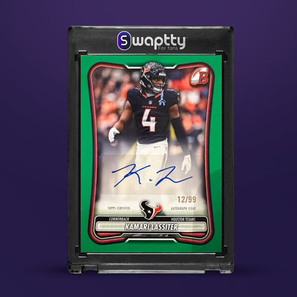 2026 Topps Bowman Kamari Lassiter Auto /99 — frente