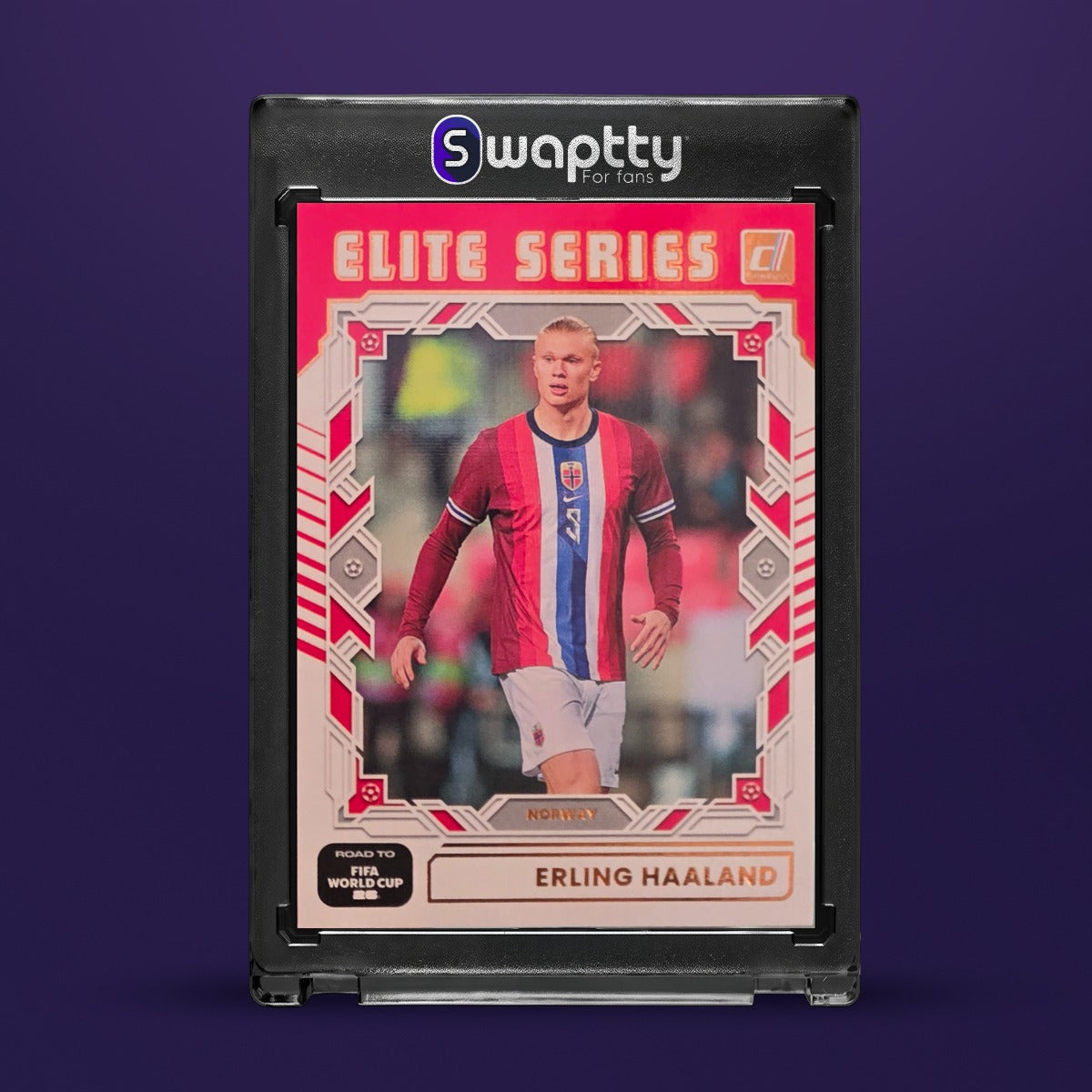 25-26 PANINI DONRUSS WC ERLING HAALAND ELITE SERIES — frente