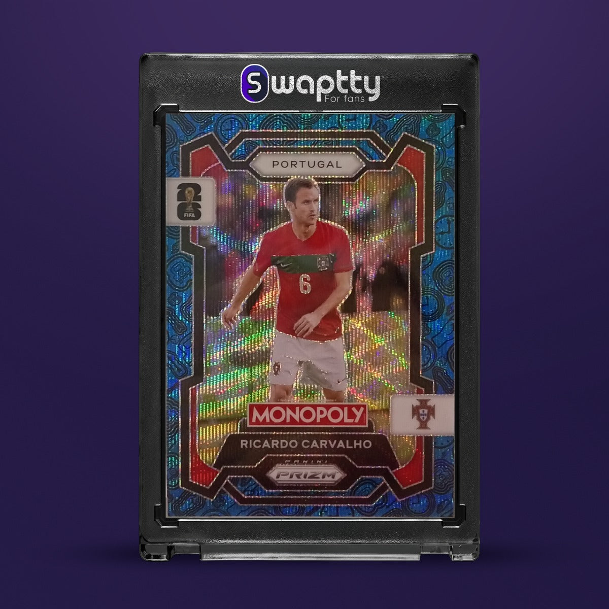 2026 Panini Monopoly Prizm WC Ricardo Carvalho — frente