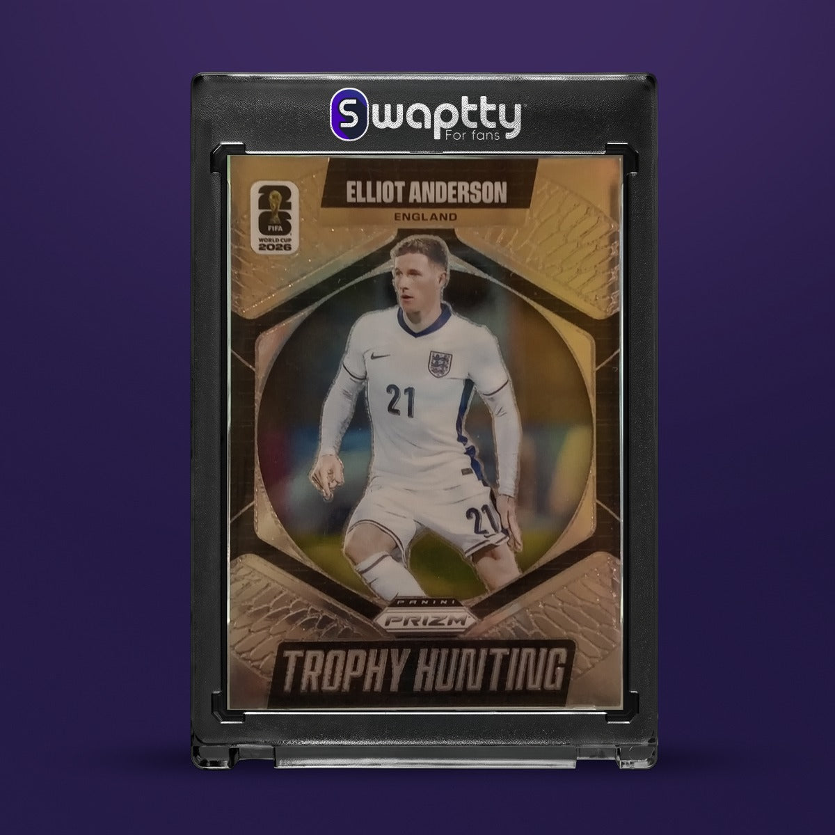 2026 Panini Prizm WC Trophy Hunting Elliot Anderson — frente