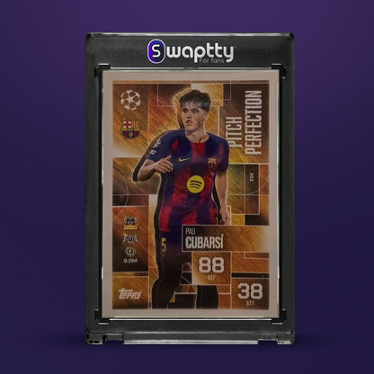 2025-26 Topps Match Attax Pau Cubarsí — frente