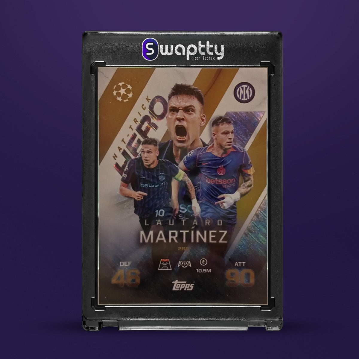 2025-26 Topps Match Attax Lautaro Martínez — frente