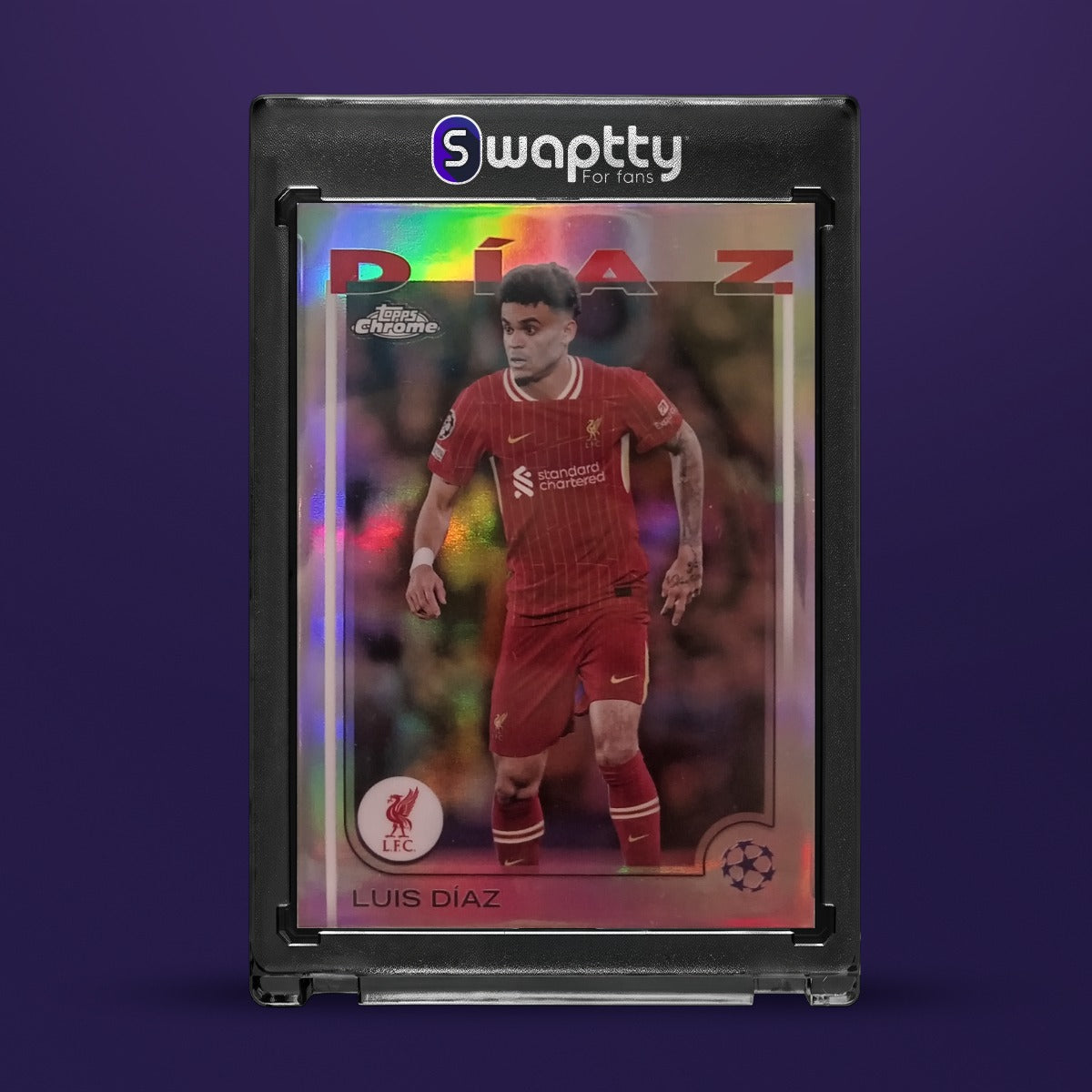 2025 Topps Champions League Luis Diaz — frente