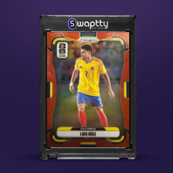 2026 WC Prizm Red Sonny Luis Diaz /50 — frente