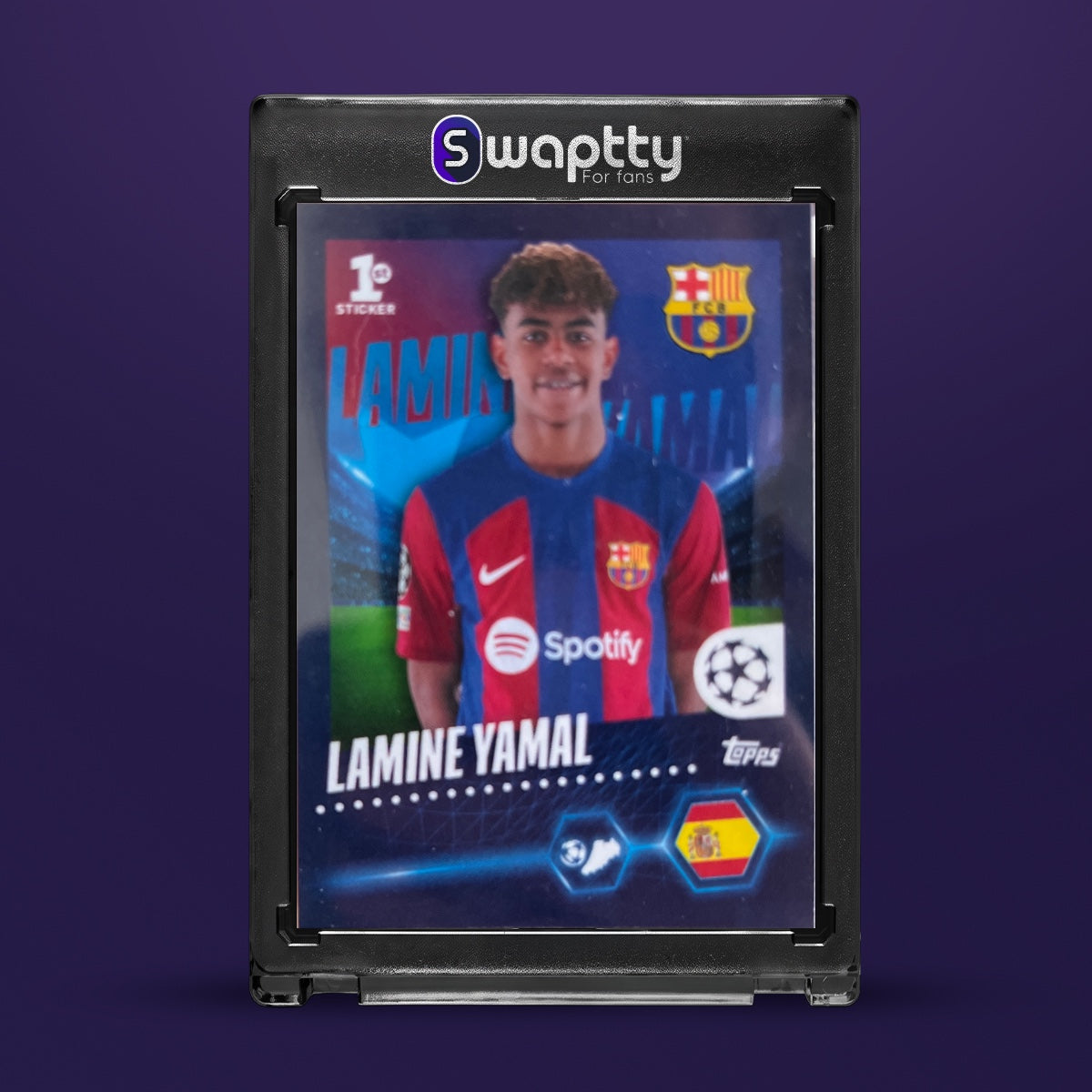 23-24 Sticker Champions 1st Lamine Yamal — frente