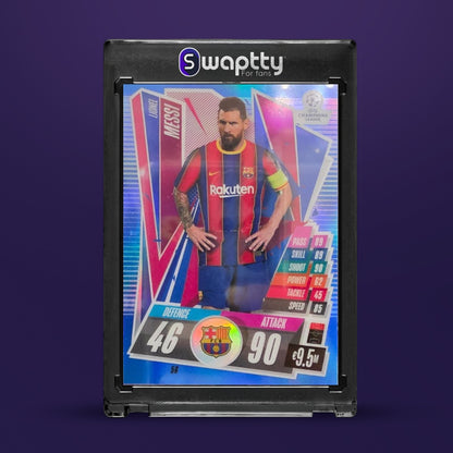 2020-21 Topps Match Attax Messi /150 — frente