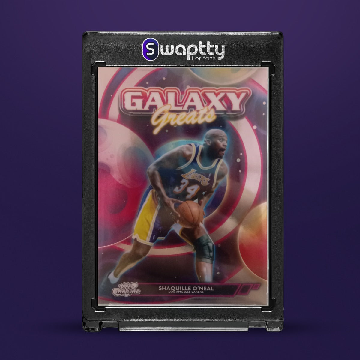 2026 Topps Chrome Galaxy Greats Shaquille O'neal — frente