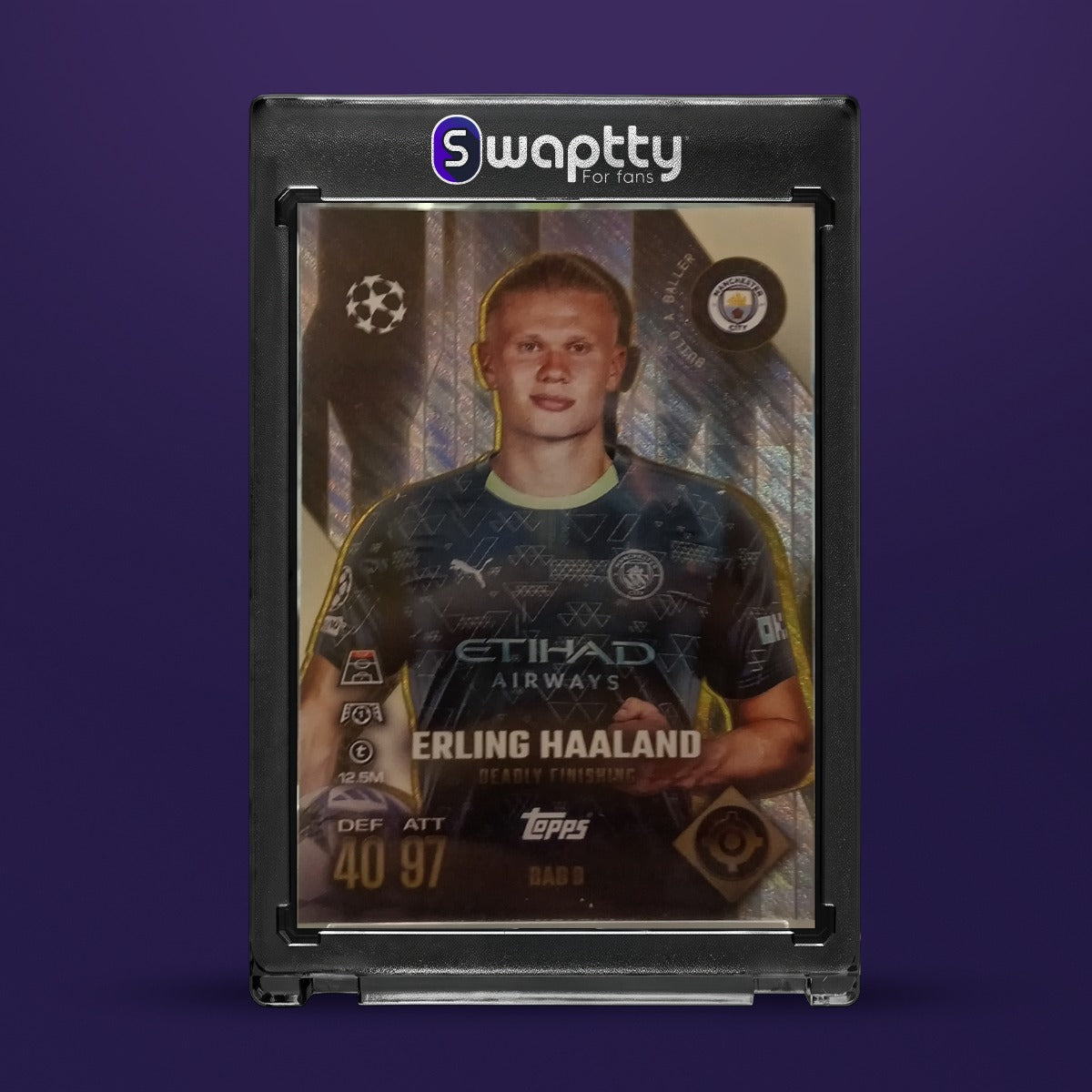 2025-26 Topps Match Attax Erling Haaland — frente