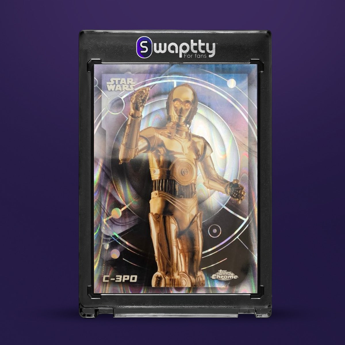 2026 TOPPS CHROME STAR WARS C-3P0 — frente