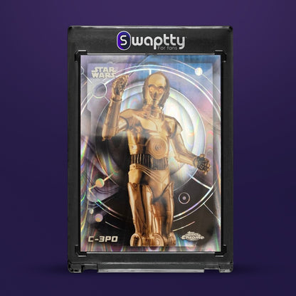 2026 TOPPS CHROME STAR WARS C-3P0 — frente