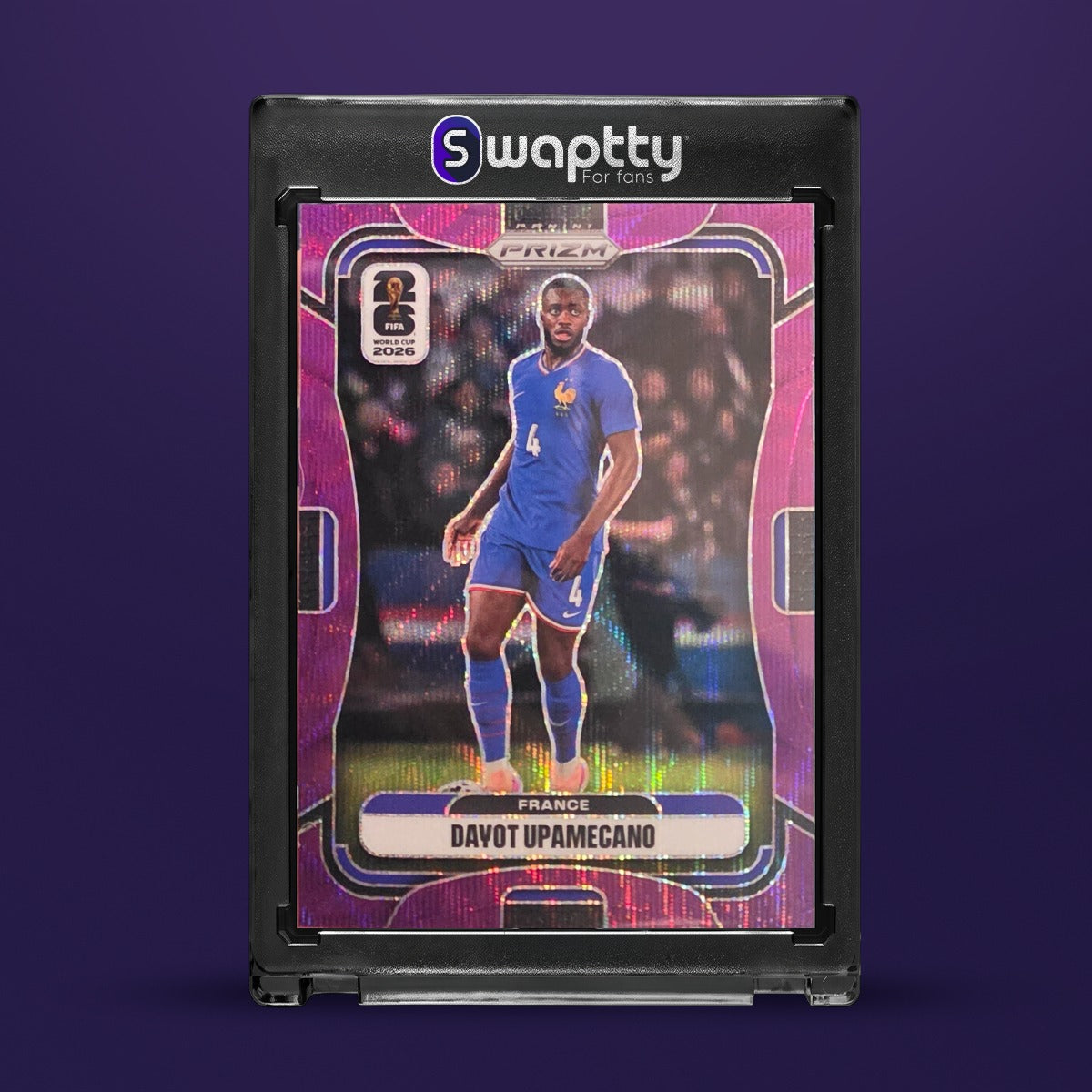 2026 PANINI PRIZM FIFA WC DAYOT UPAMECANO /95 — frente