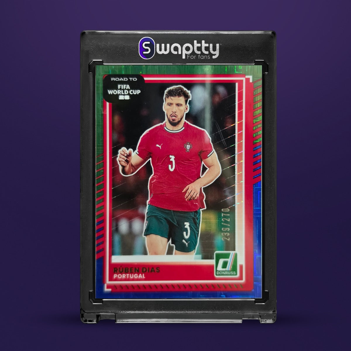 25-26 PANINI DONRUSS WC RUBEN DIAS /270 — frente