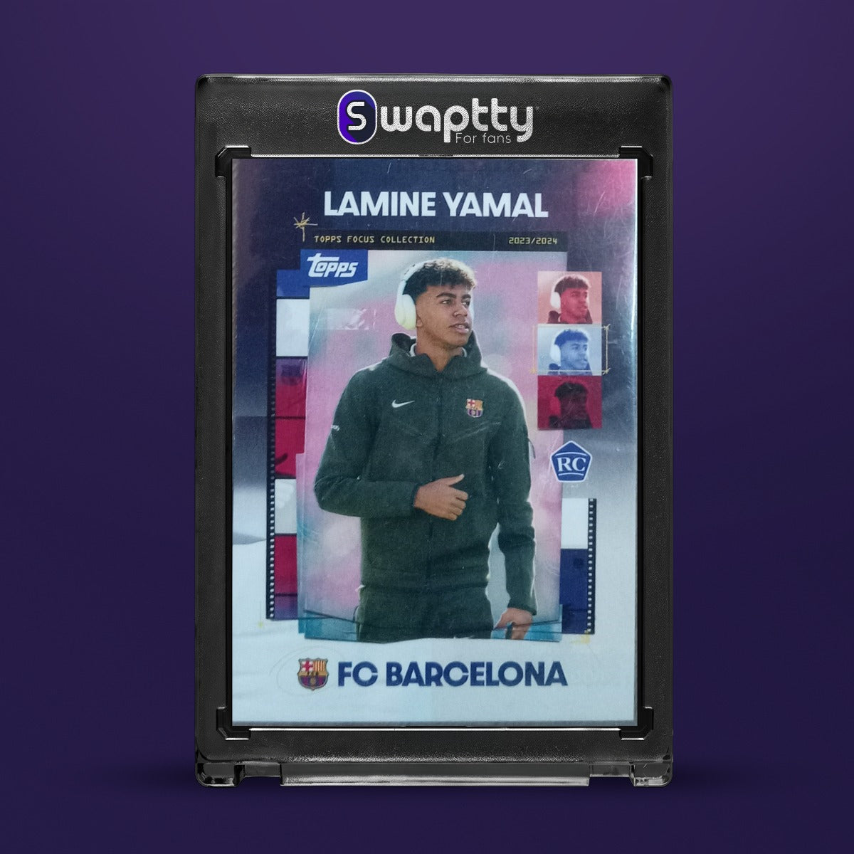 2023-24 Topps Focus Lamine Yamal RC — frente