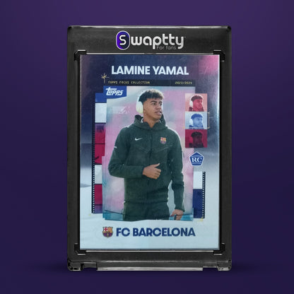 2023-24 Topps Focus Lamine Yamal RC — frente