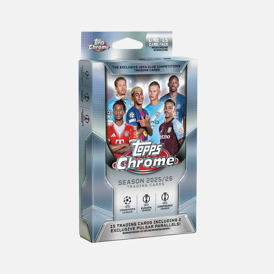 Topps Chrome® UEFA Club Competitions 2025-26 - Hanger Box