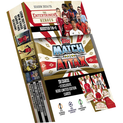 Match Attax 2024/25 – Set de Latas Coleccionables Topps | Booster Tins Oficiales