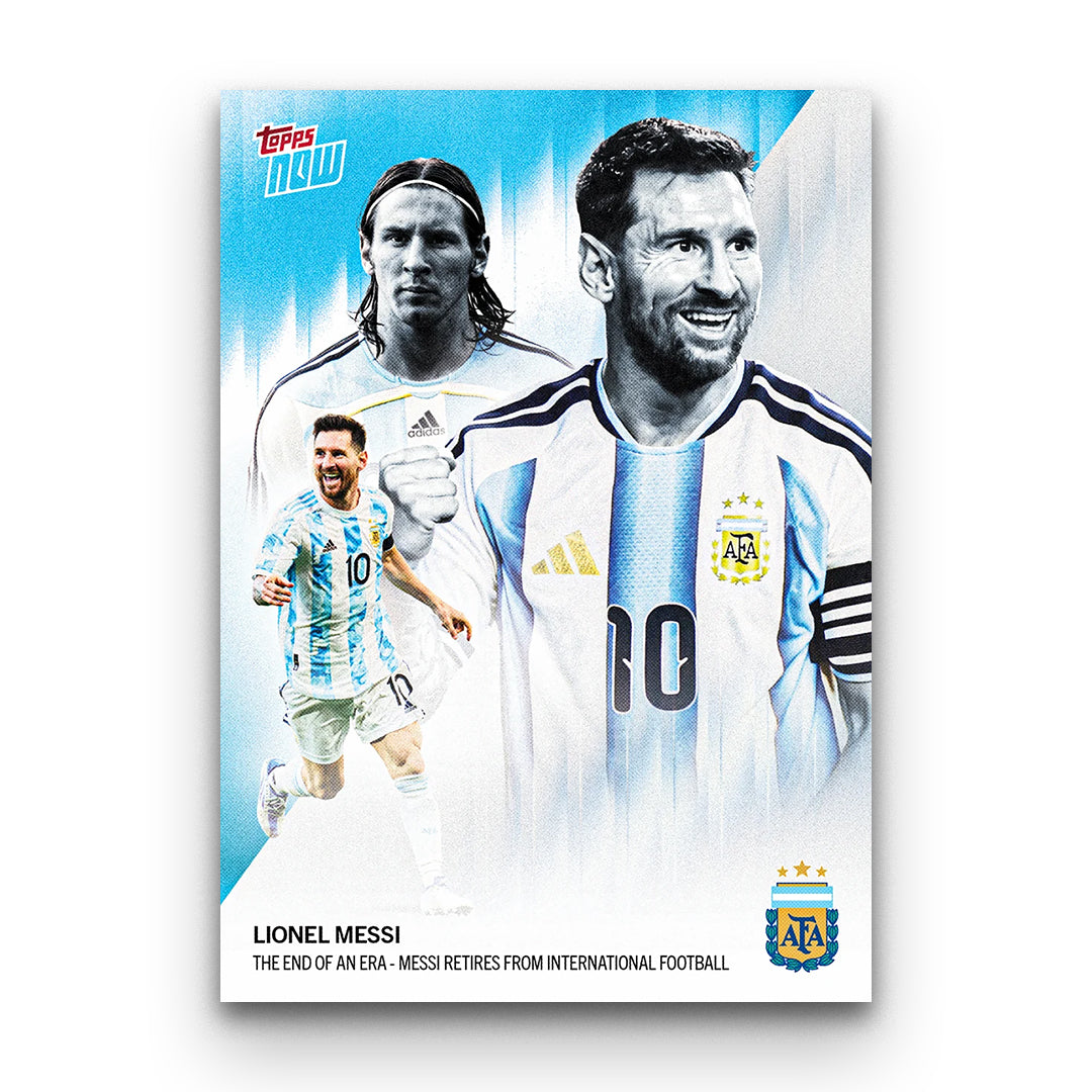 Lionel Messi - 2026 Argentina Topps NOW® - Card 1 (Pre Venta)