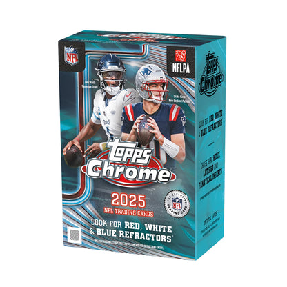2025 Topps Chrome Football Blaster Box