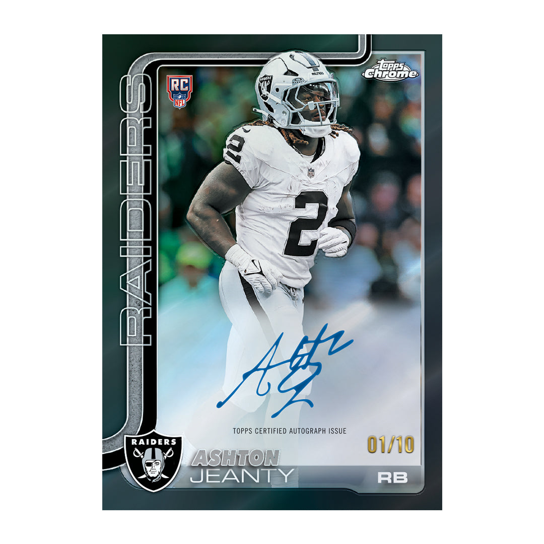 2025 Topps Chrome Football Blaster Box
