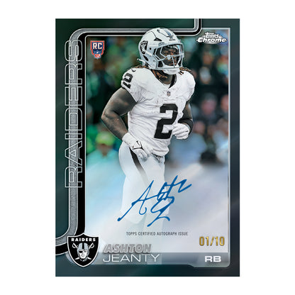 2025 Topps Chrome Football Blaster Box