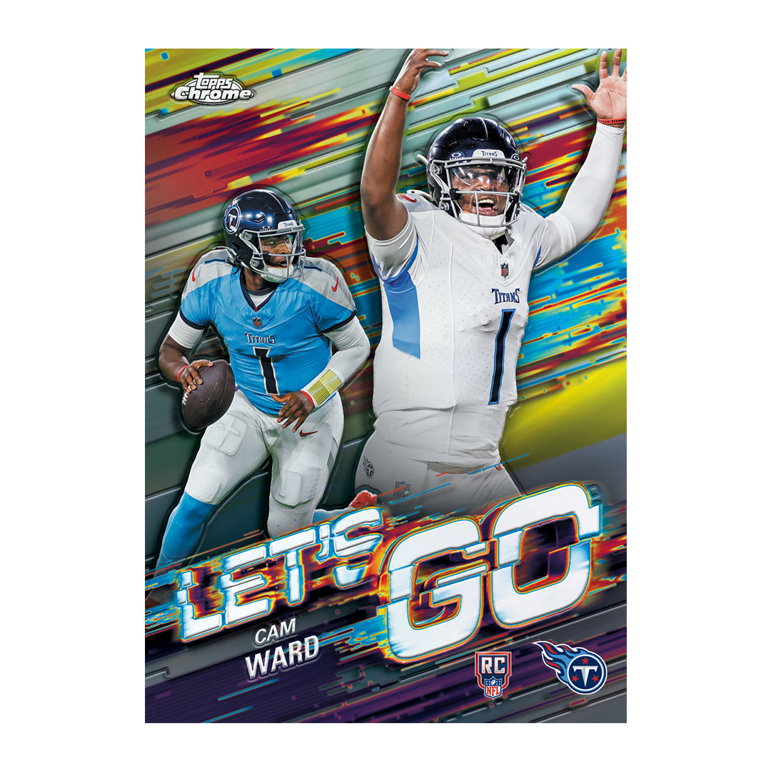 2025 Topps Chrome Football Blaster Box