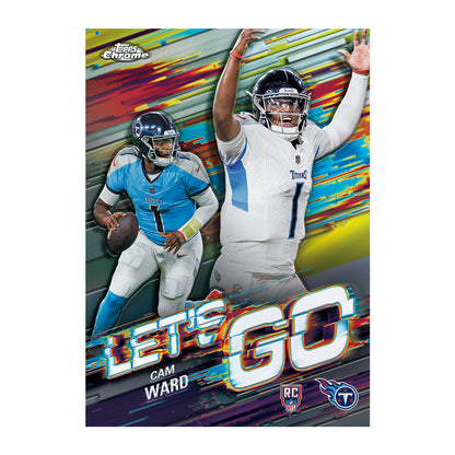 2025 Topps Chrome Football Blaster Box
