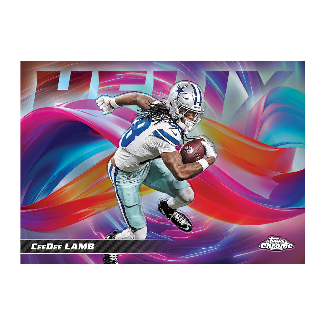 2025 Topps Chrome Football Blaster Box