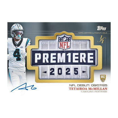 2025 Topps Chrome Football Blaster Box