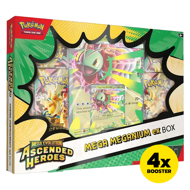 Pokémon TCG: Mega Meganium ex Box – Ascended Heroes