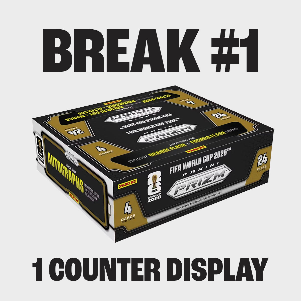 2026 Panini Prizm World Cup Counter Display Break #1 (Random)