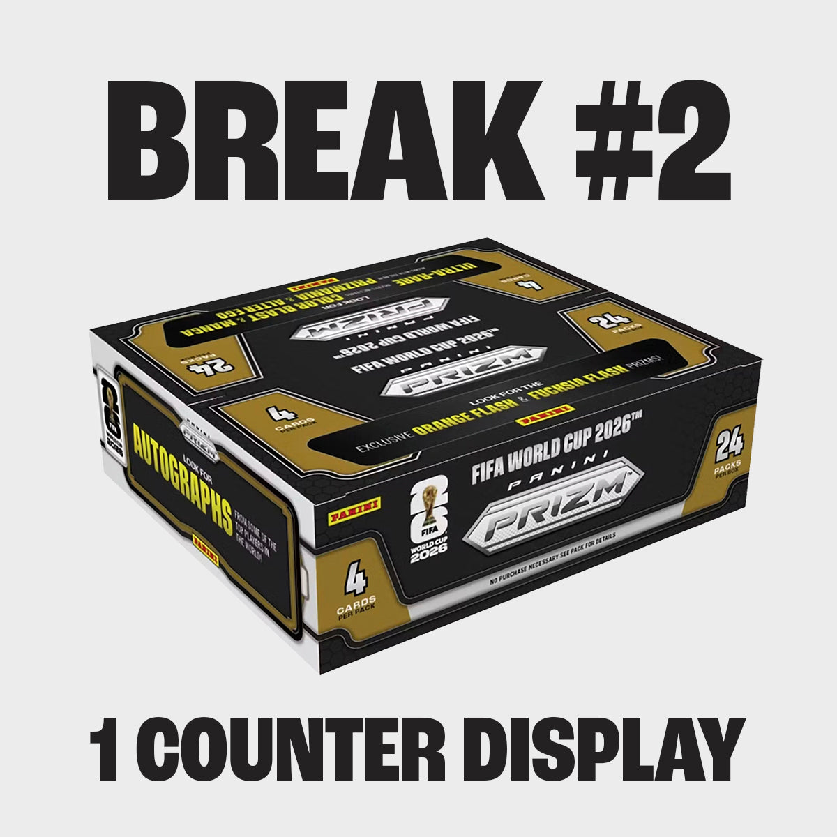 2026 Panini Prizm World Cup Counter Display Break #2 (Random)