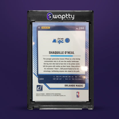 2024-25 Panini Donruss NBA Shaquille O'neal — reverso