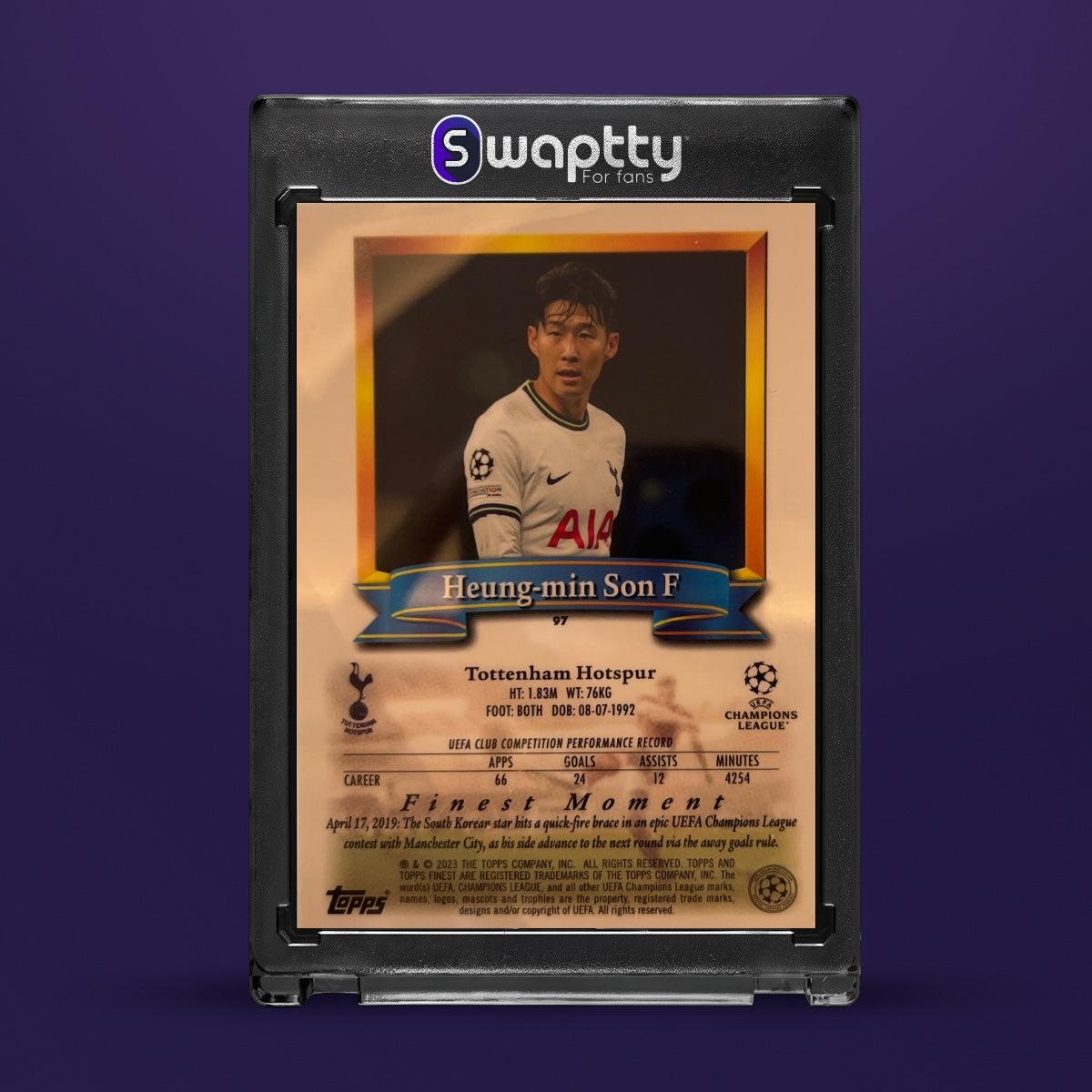 2023 Finest Moment Heung-min Son F — reverso