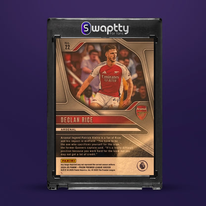 2024-25 Panini Prizm Declan Rice — reverso