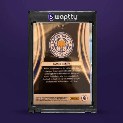 2024-25 Panini Select Jamie Vardy — reverso