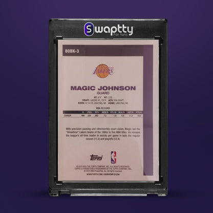 2025 Topps NBA Magic Johnson — reverso