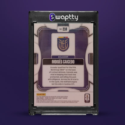2026 Panini Prizm WC Moisés Caicedo — reverso